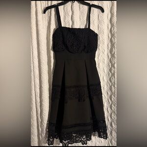 Liza Luxe Black Lace Dress